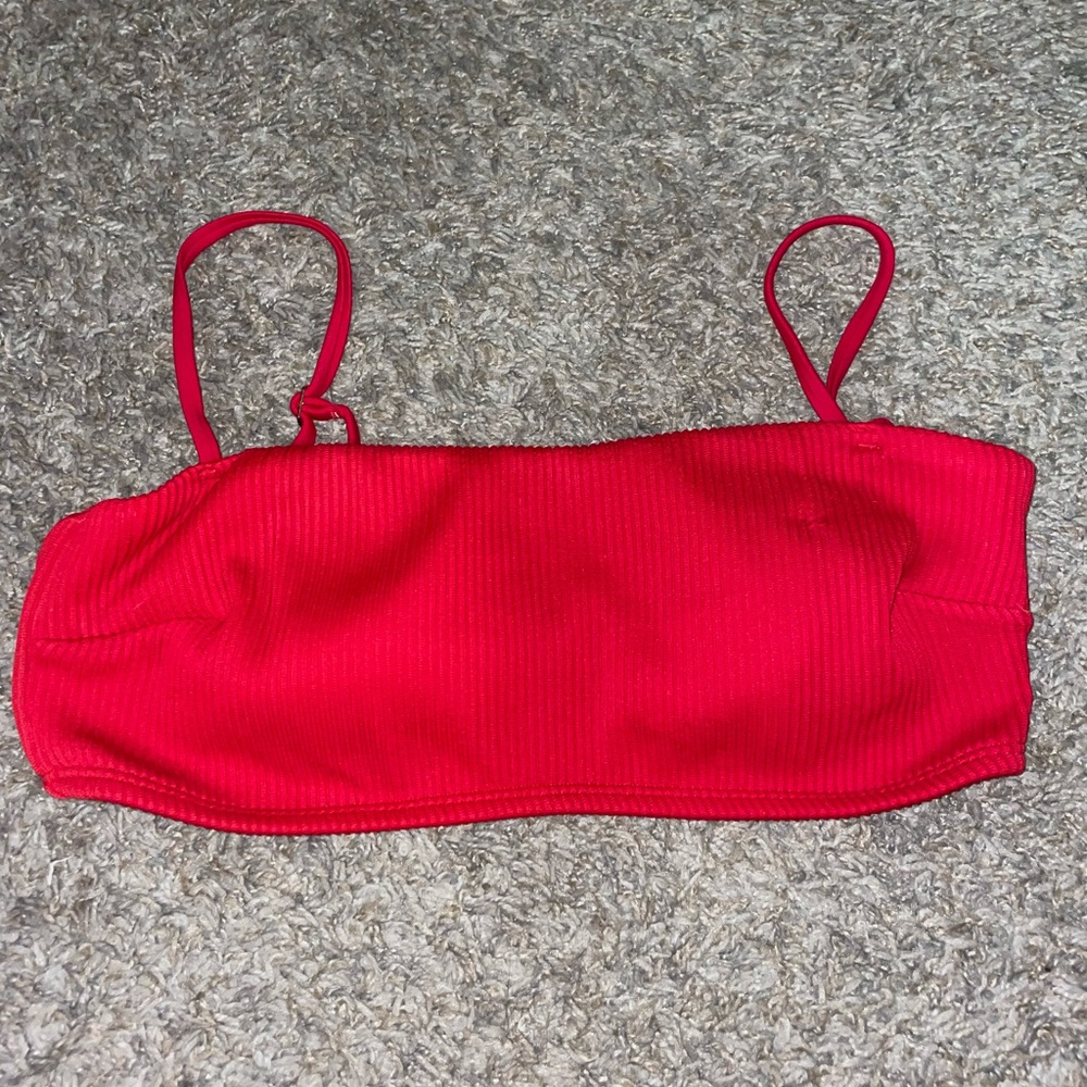 Hollister Red Swim Top